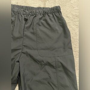 Dry Goods black parachute pants